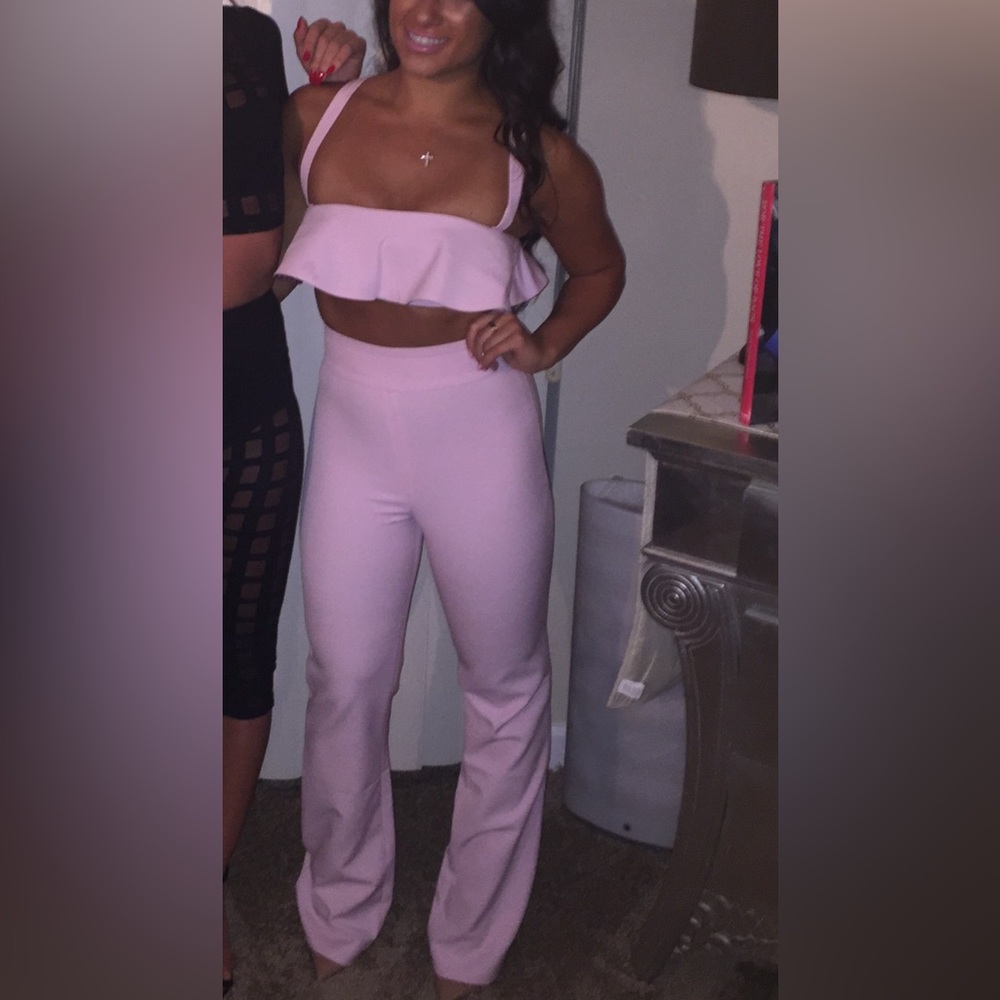 House of CB matching light pink set worn once